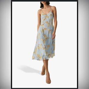 Reiss Alli Floral Strappy Dress in Multi